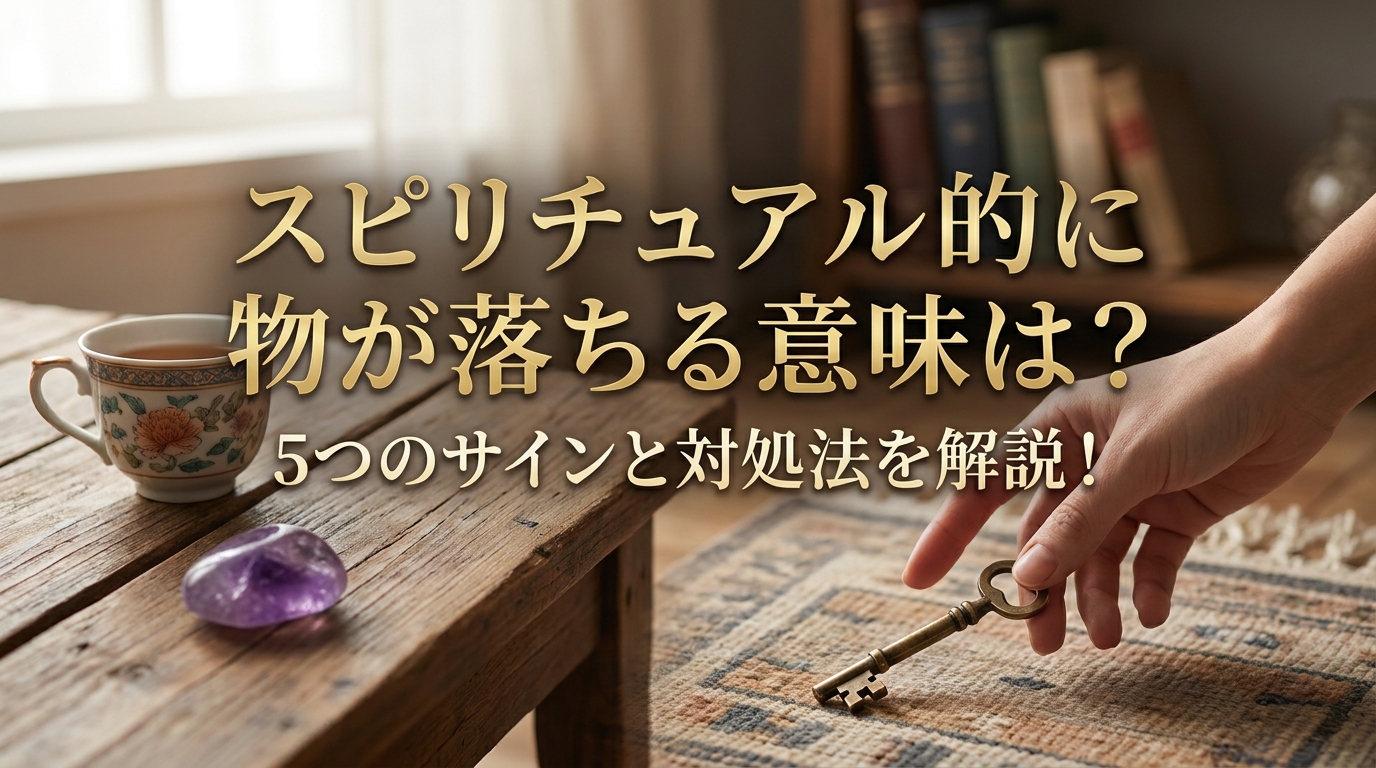 スピリチュアル的に物が落ちる意味は？5つのサインと対処法を解説！