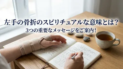 左手の骨折のスピリチュアルな意味とは？3つの重要なメッセージをご案内！